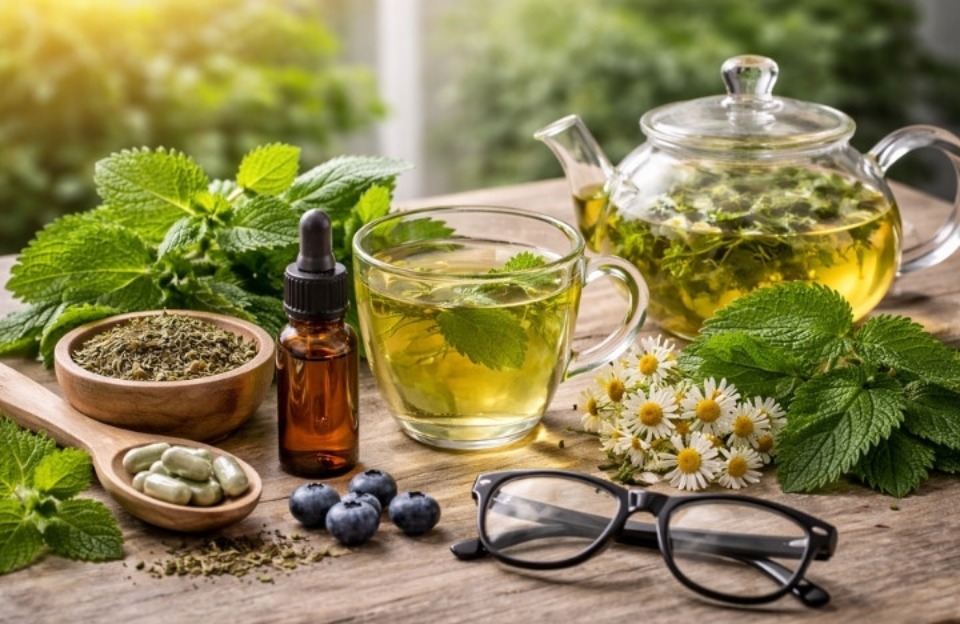 خواص گزنه برای چشم